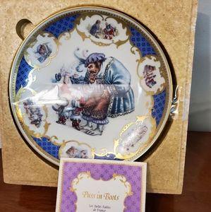 Vintage 1900s puss n boot porcelain plate